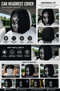 Scary Car Headrest Cover