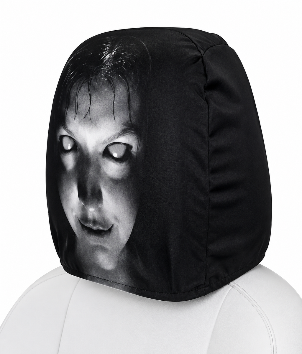 Scary Car Headrest Cover