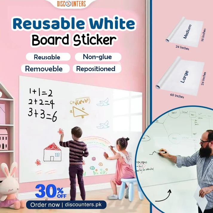 Self-Adhesive Whiteboard Sticker Roll